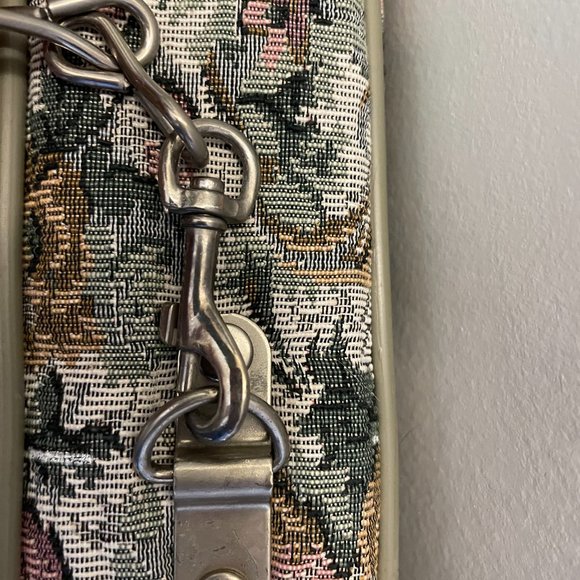 Vintage Floral Tapestry Garment Bag By Hampshire - Picture 7 of 12